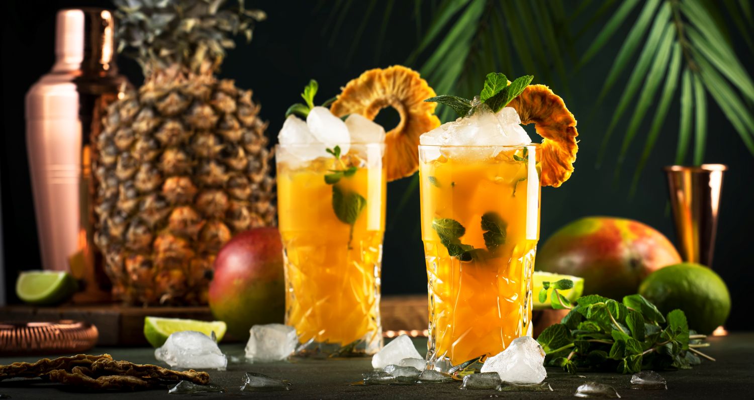 Tropical Rum Drinks